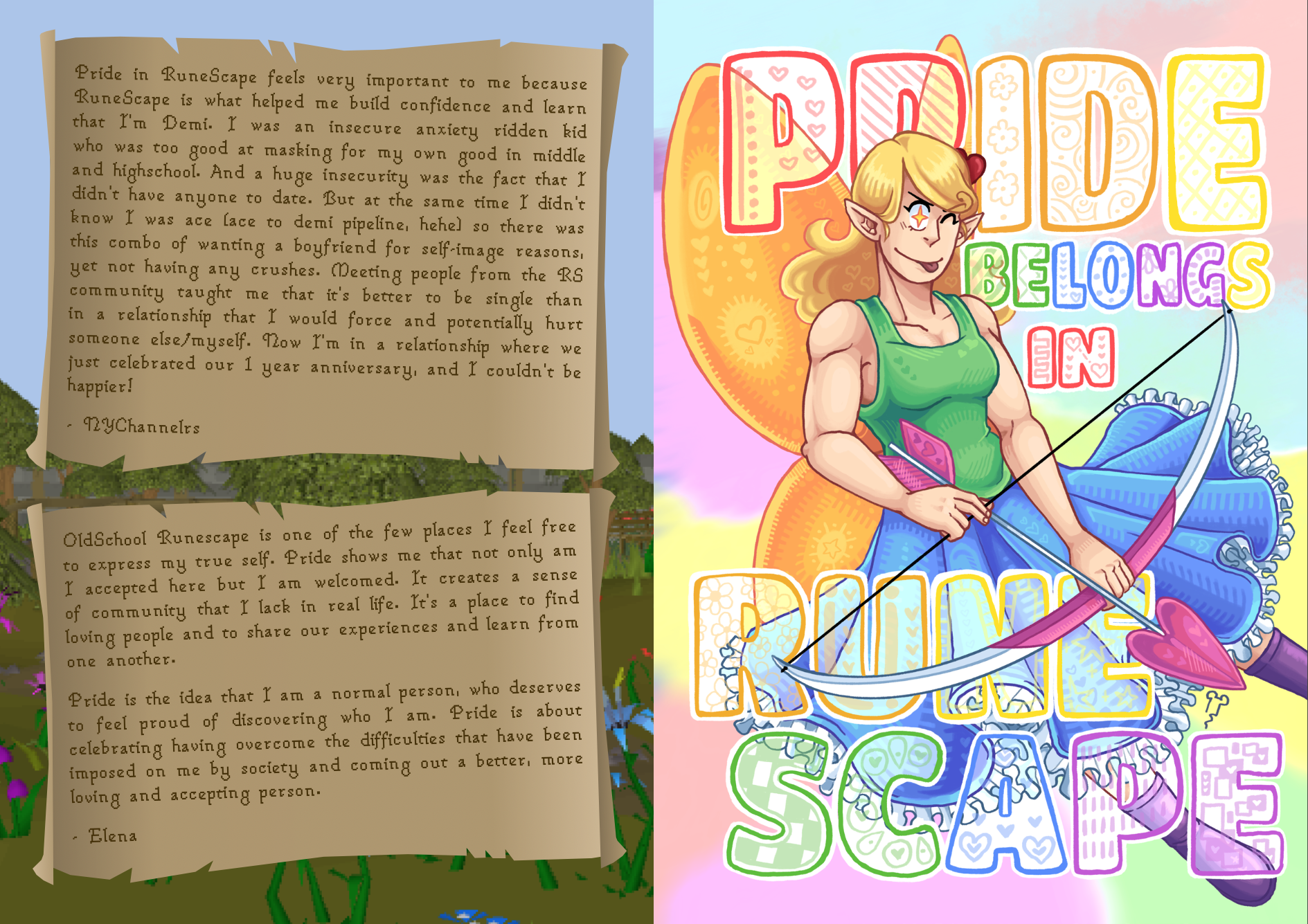 Screenshot 3 for OSRS Pride Zine