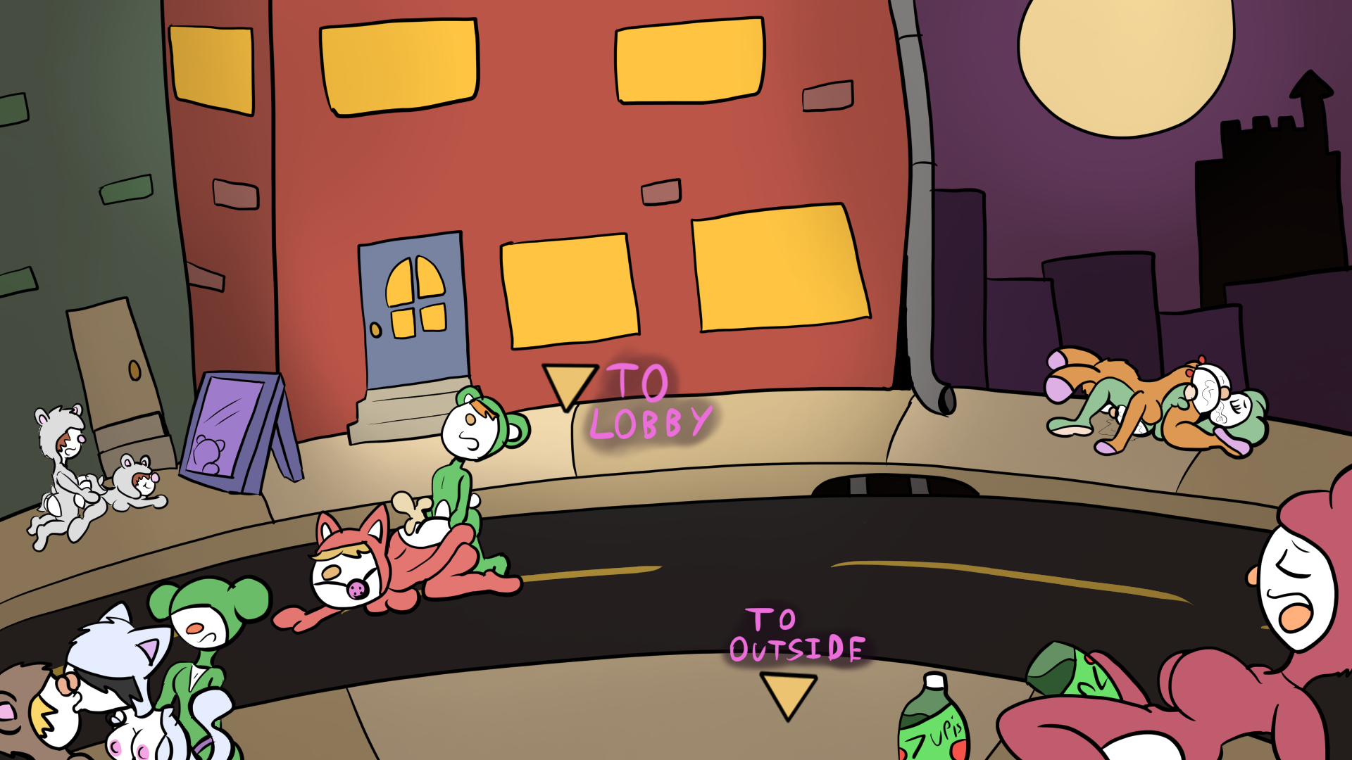 Screenshot 3 for Nighthaze City: Kinktober 2025 game
