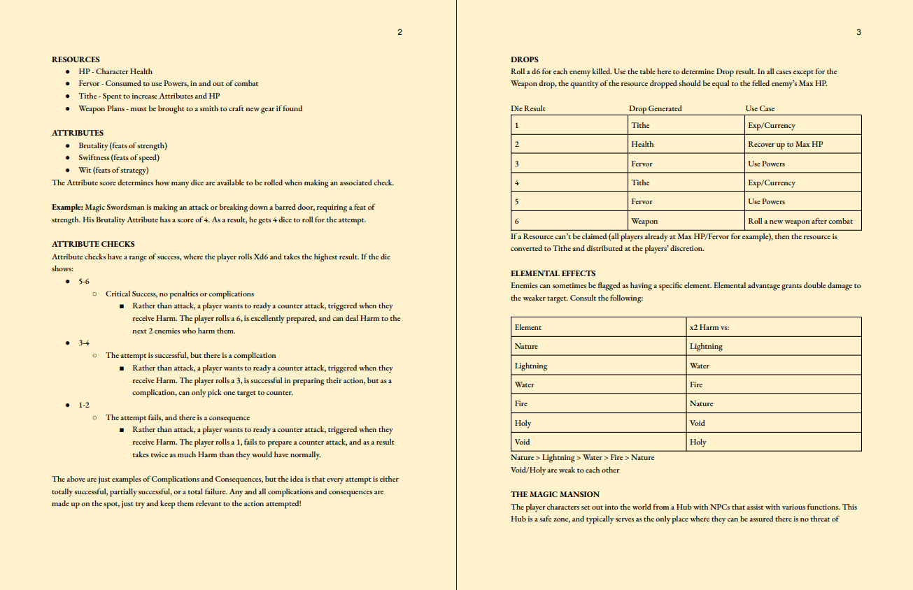 Screenshot 3 for Branded For Sacrifice TTRPG
