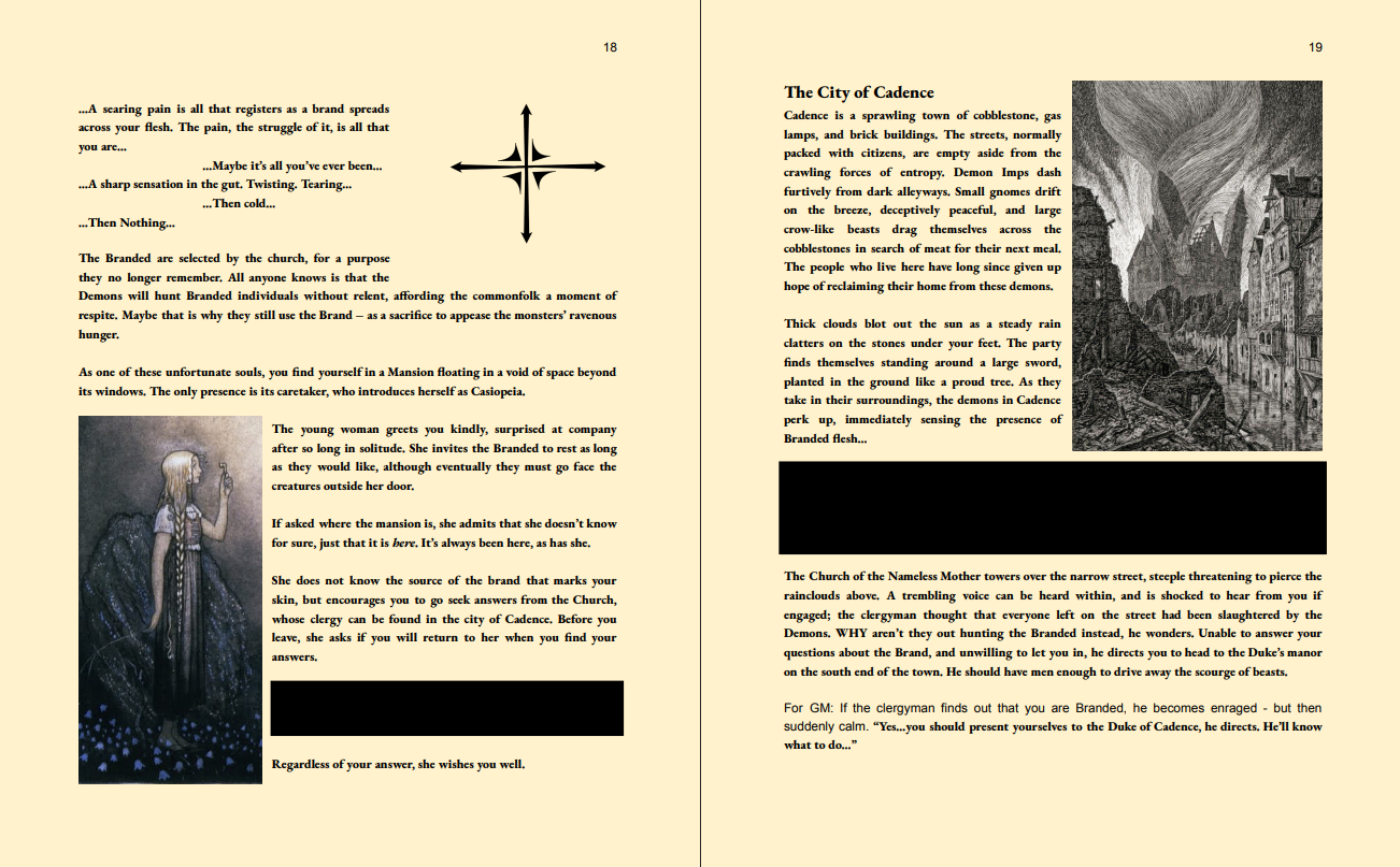 Screenshot 5 for Branded For Sacrifice TTRPG