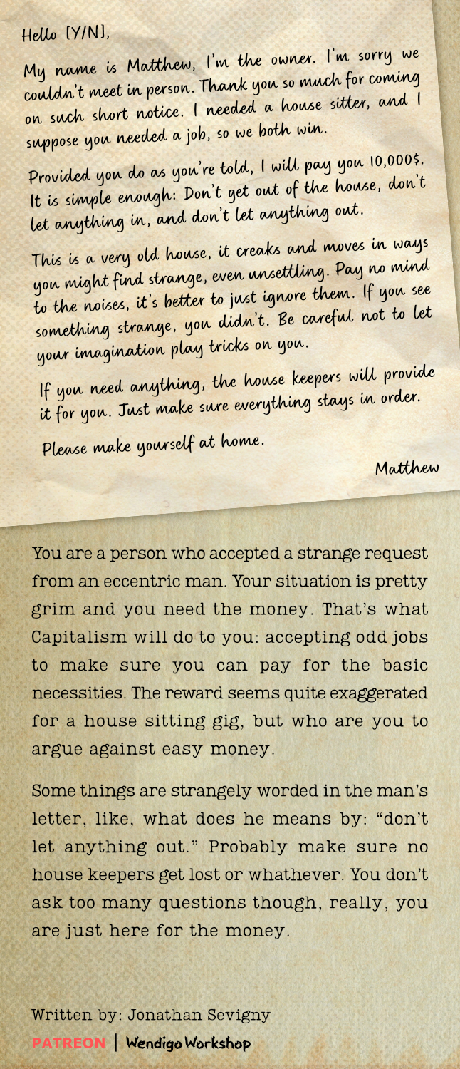 Screenshot 2 for The Ghosts in the Walls - A solo horror journaling TTRPG