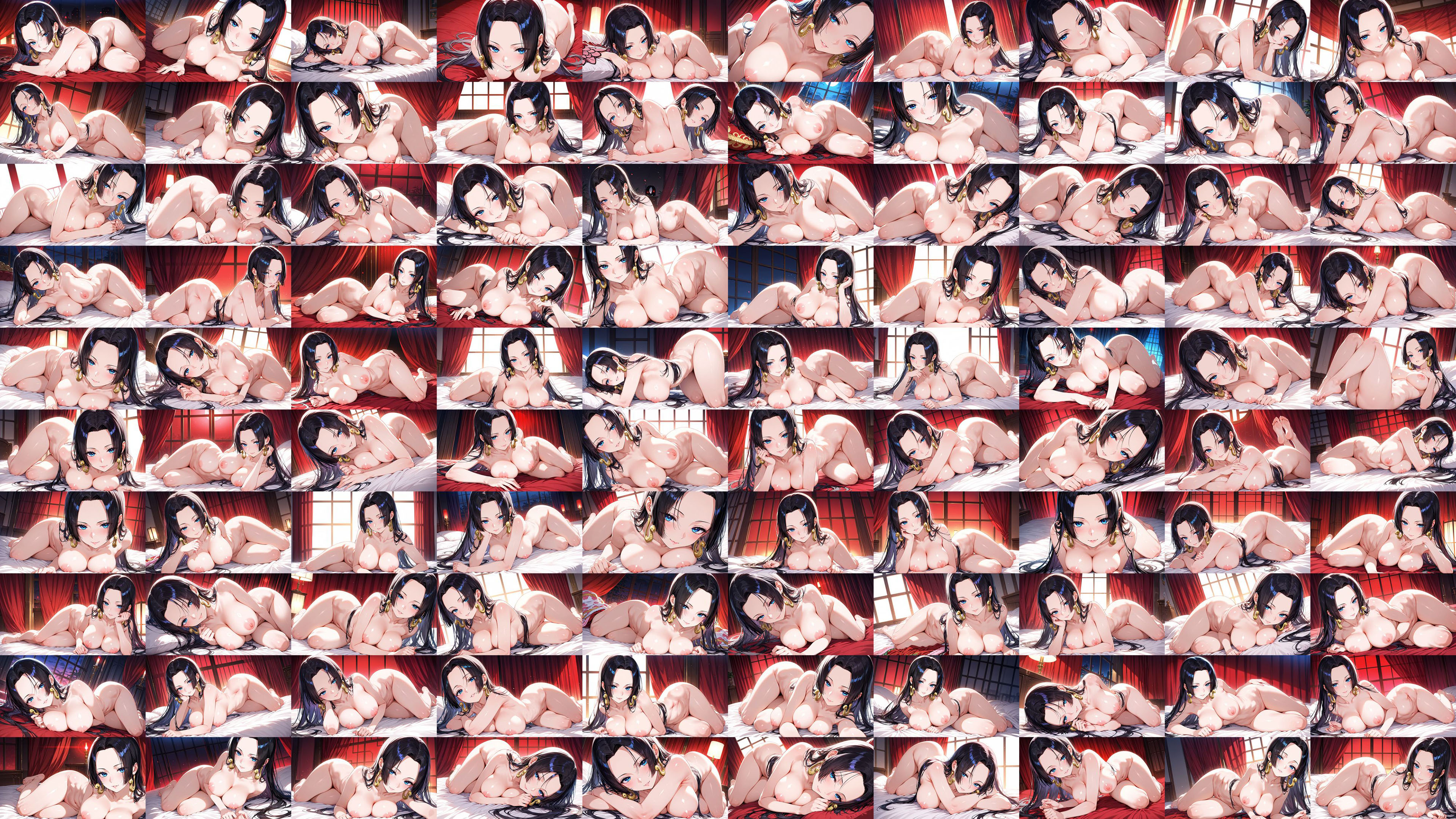 Screenshot 2 for Elegant Nude Collection of Snake Princess' Bedside [AI Art Collection / 100 Images]