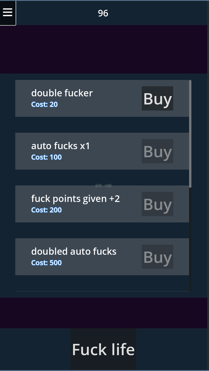 Screenshot 2 for fuck life
