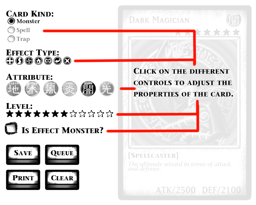 Yu-Gi-Oh! Manga Card Maker by Gamenio