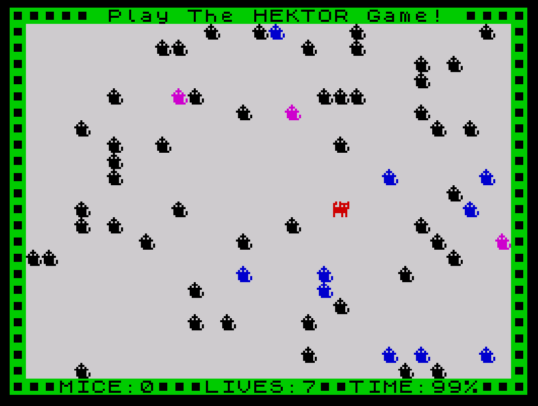 Screenshot 4 for The Hektor Game | For ZX Spectrum