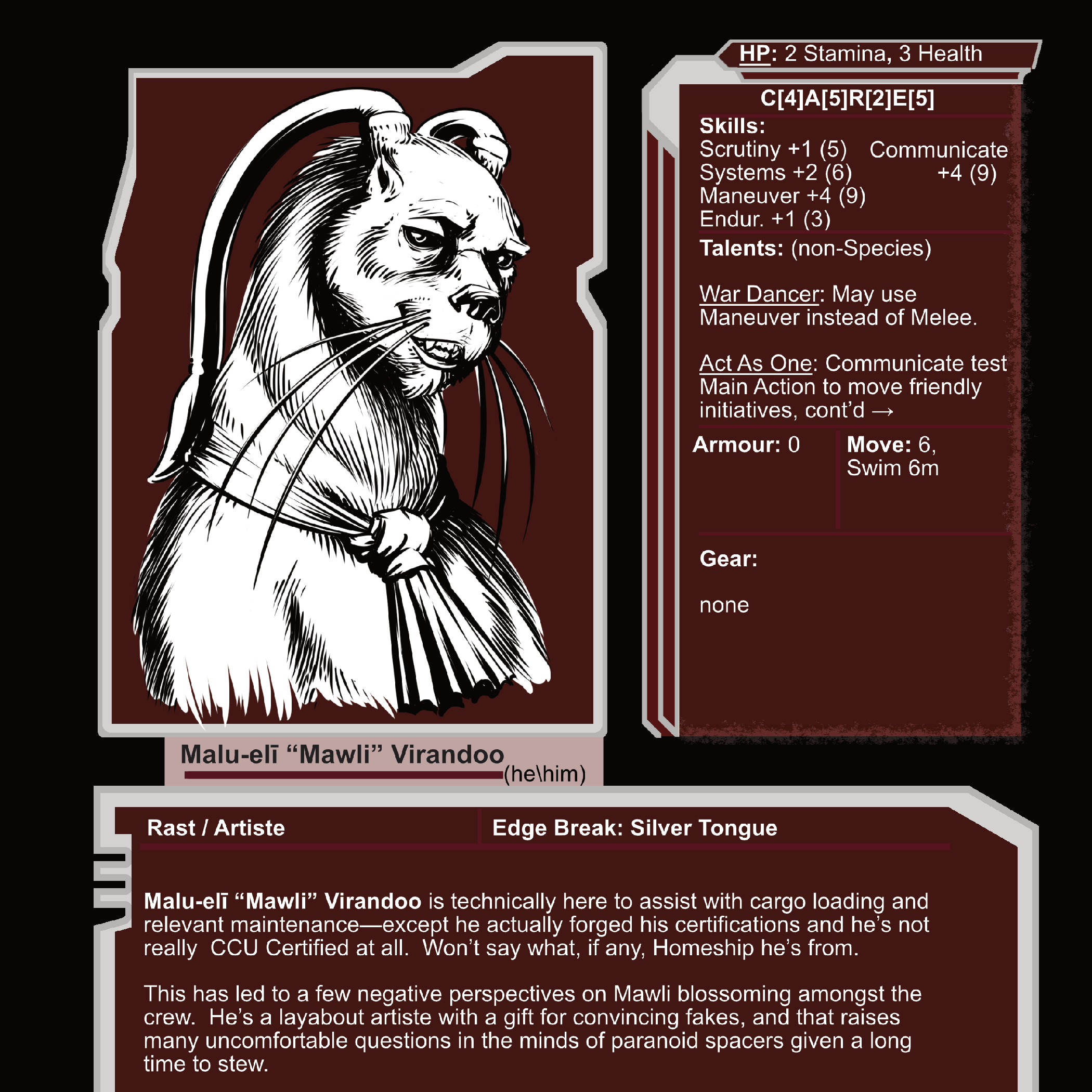 Screenshot 3 for Marooned: a ChangedStars Adventure Module