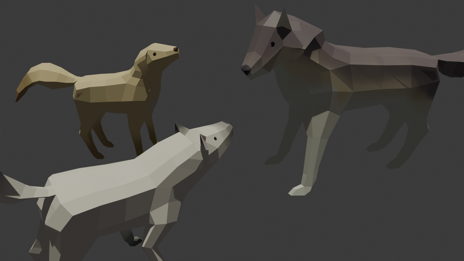 Pack of 20 rigged low poly animals by Hugo A Munoz