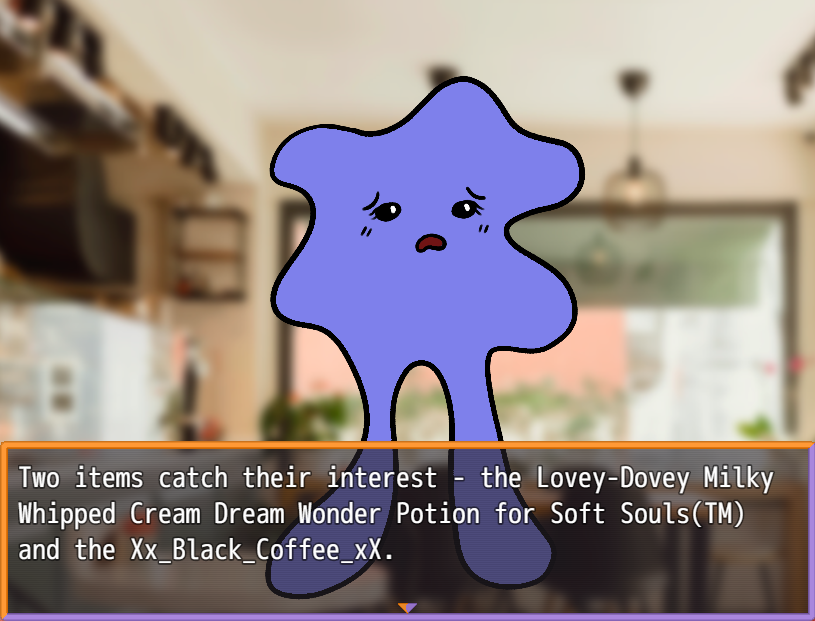 Screenshot 5 for Kiki X Bouba: A Geometrical "Dating" Sim!