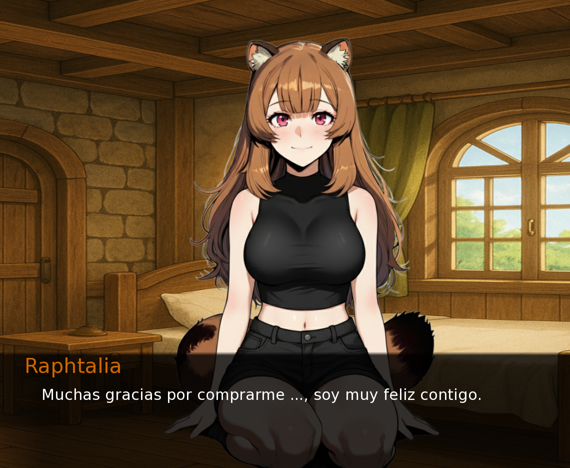 Teaching Raphtalia screenshot 2