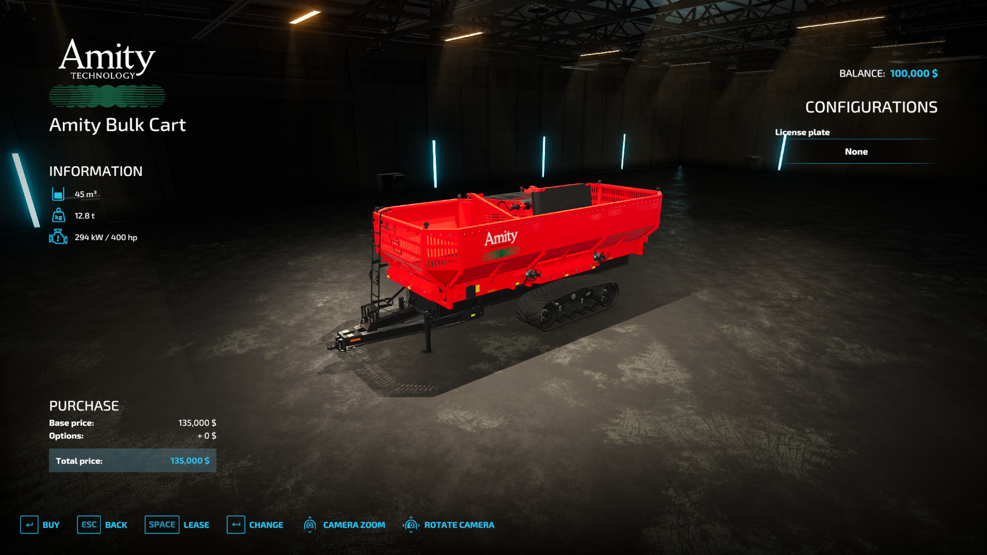 Screenshot 2 for Amity Bulk Cart - FS22