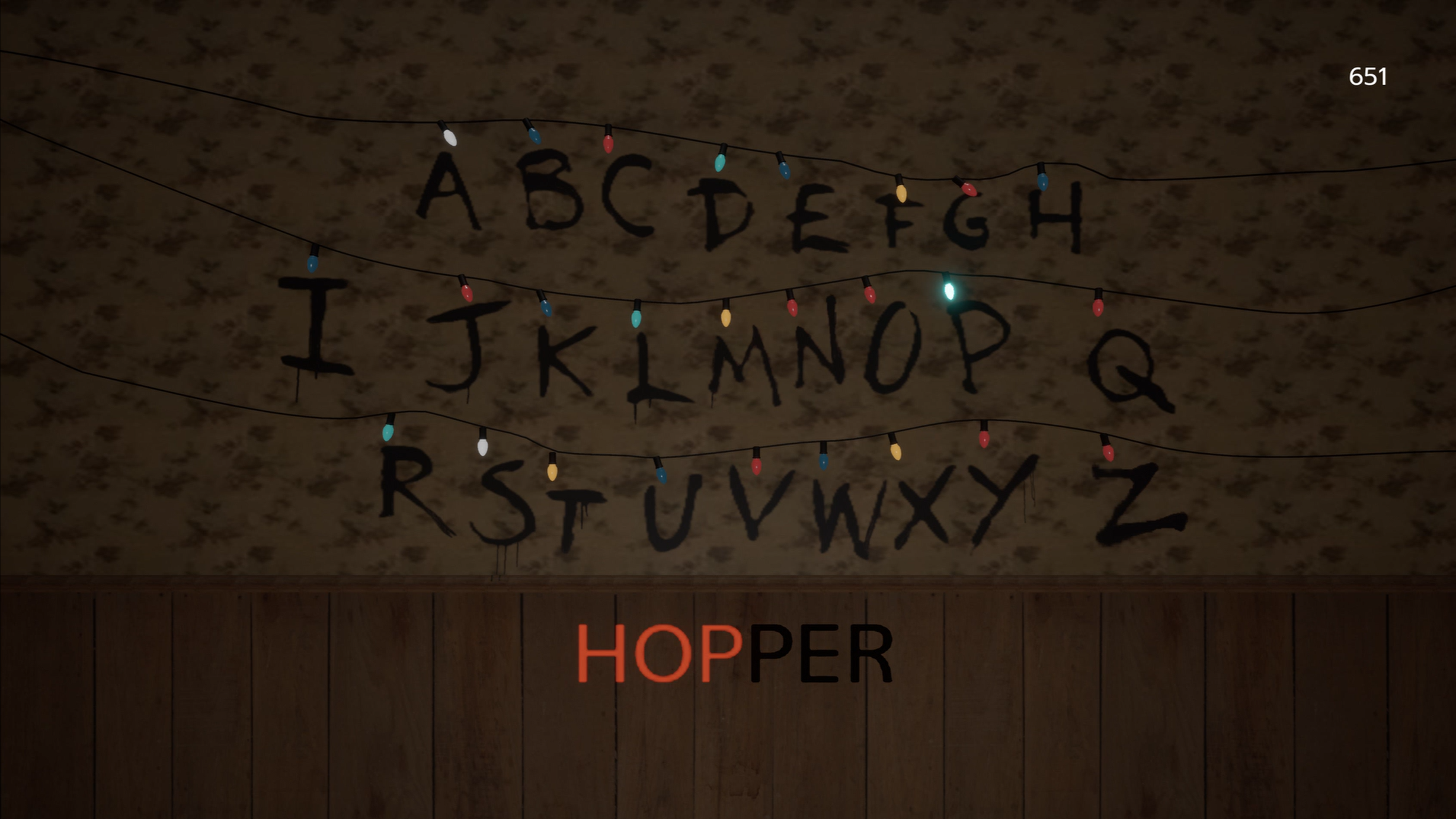 Stranger Things Typing Game by ChiefSnowball85