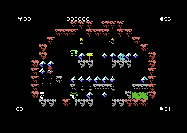 Screenshot 3 for Zezito in the Glittering Caves C64
