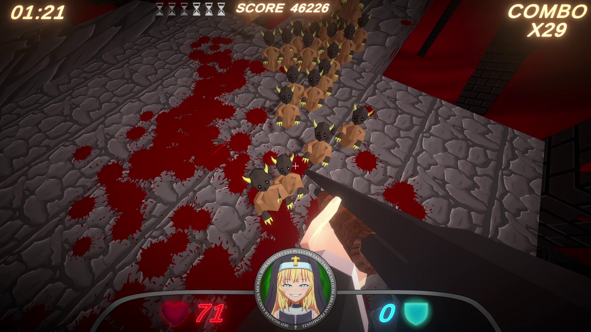Screenshot 3 for Guns and Nuns: Storming Hell Demo