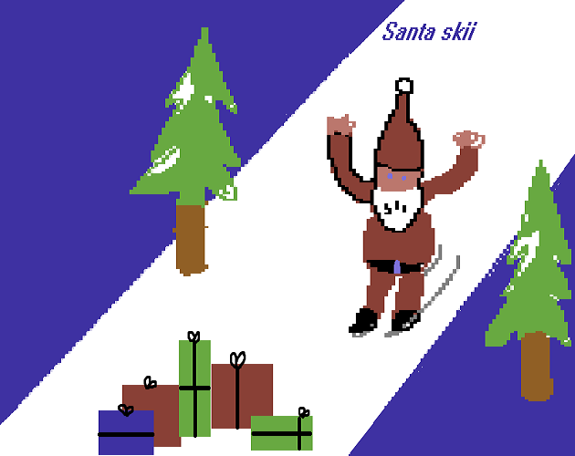 Screenshot 4 for Santa skii c64