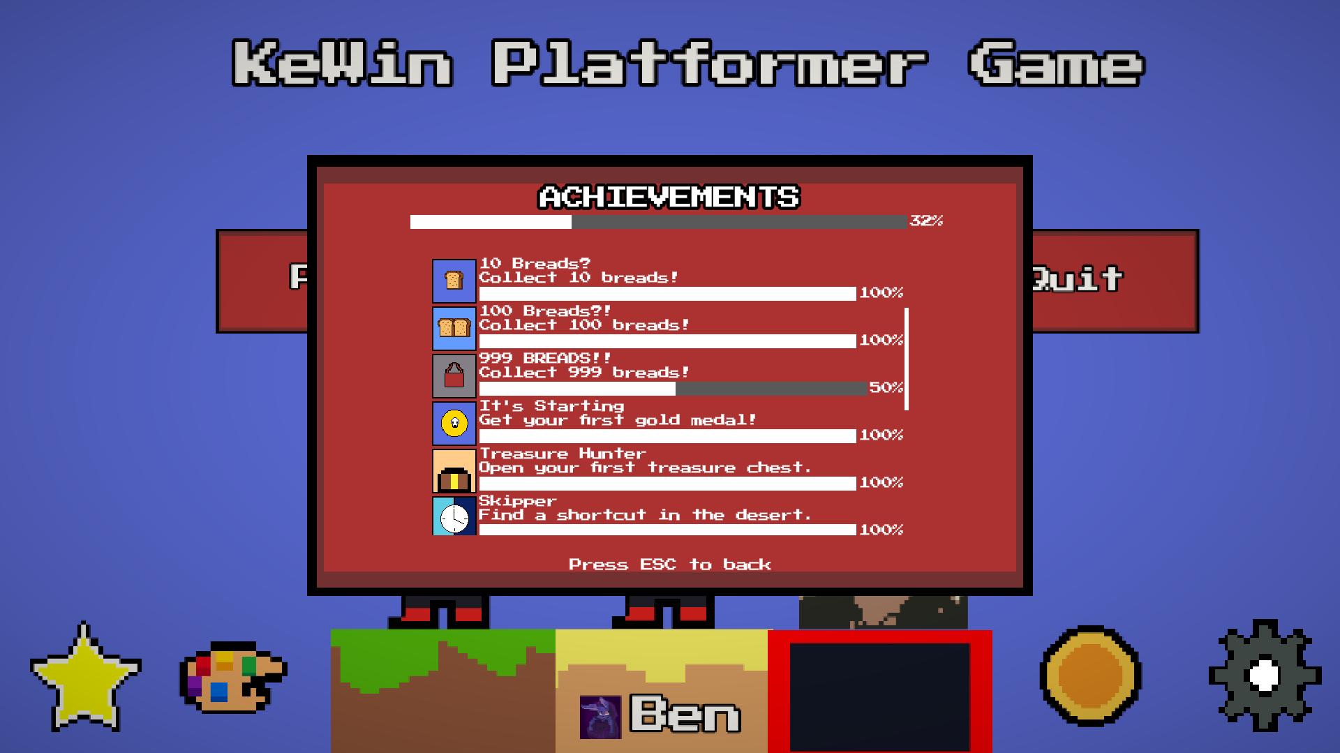Screenshot 3 for KeWin Platformer Game