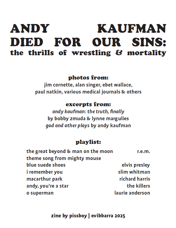 Screenshot 3 for andy kaufman died for our sins
