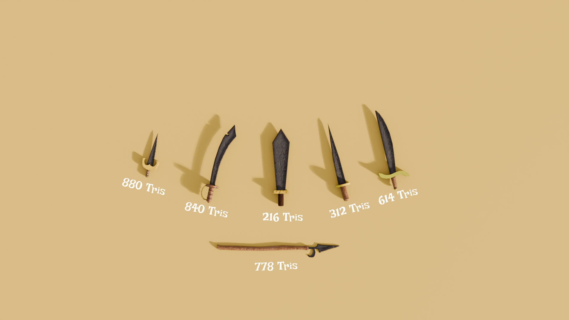 3D Stylized Pirate Island Props Pack by AdobeMano