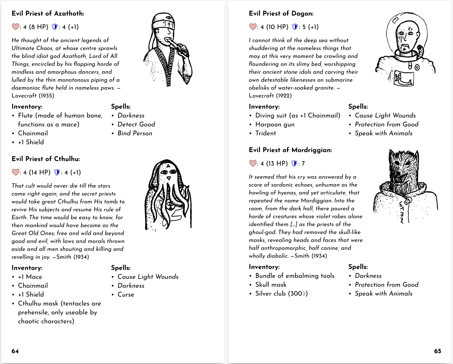 Screenshot 4 for Supplement A: Pregenerated Personage Portfolio