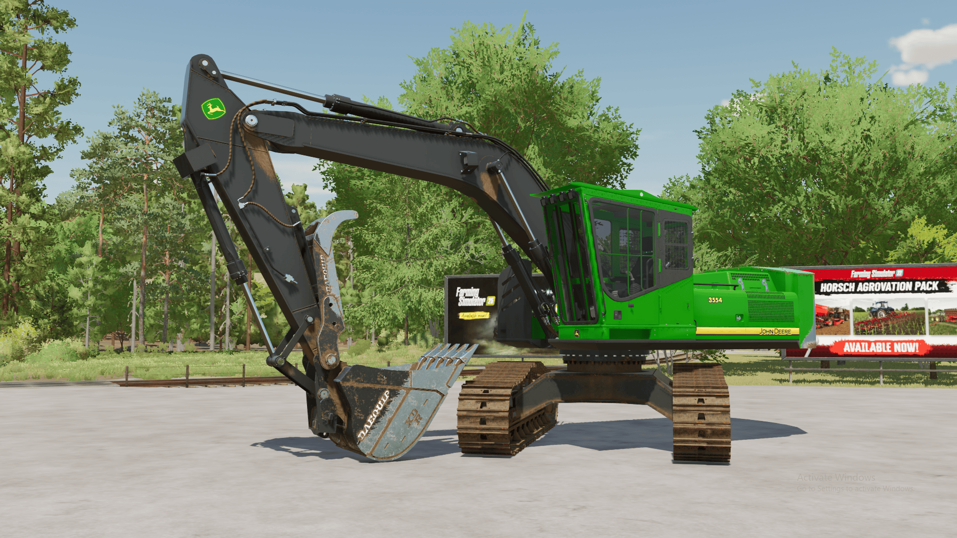 Screenshot 3 for Deere 3554/Hitachi ZX350F-1 Roadbuilder