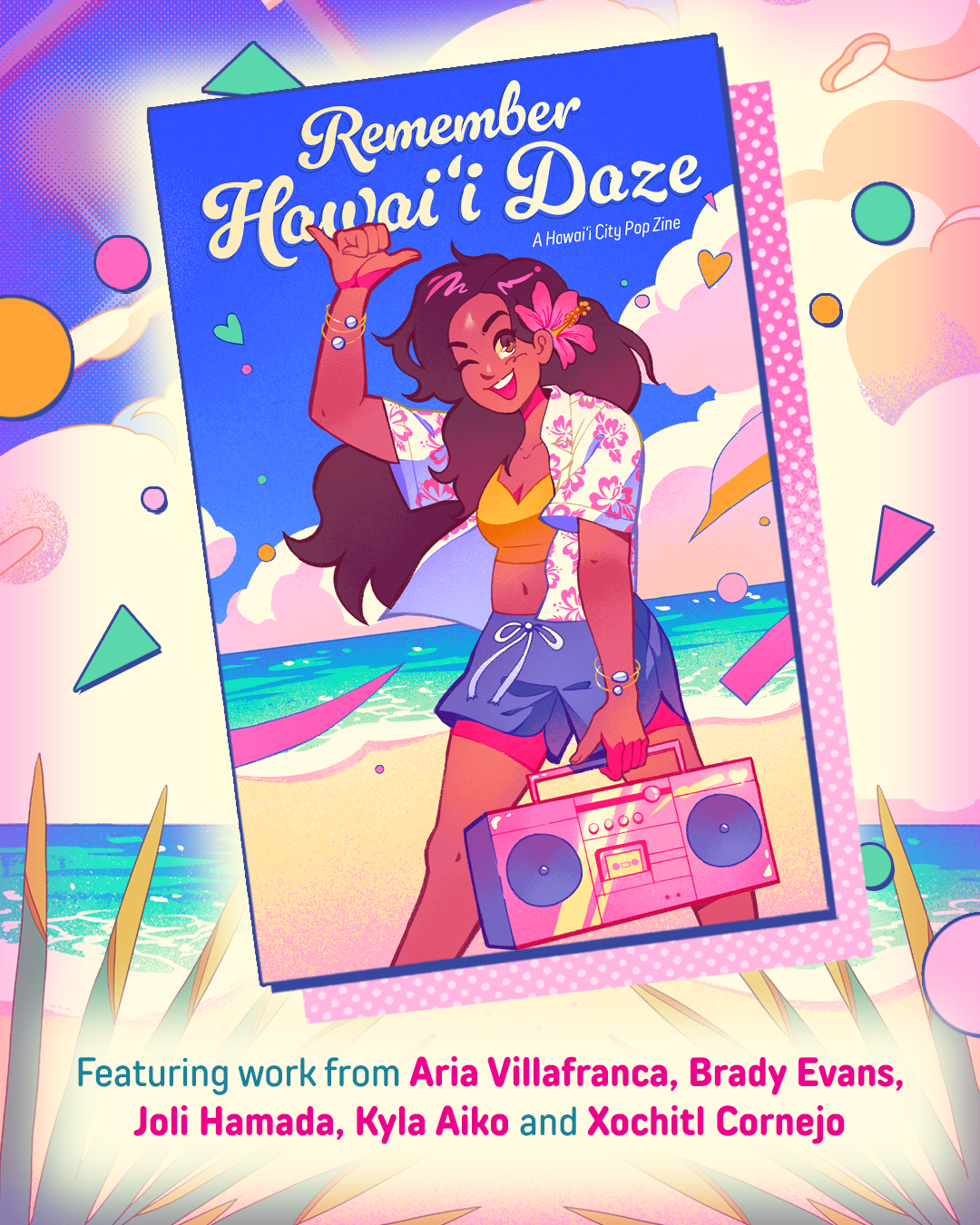 Screenshot 2 for Remember Hawaii Daze: A Hawaii City Pop Zine