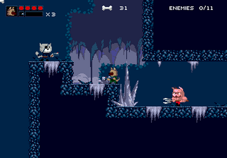 Screenshot 4 for Thunder Paw (SEGA Mega Drive / Genesis)