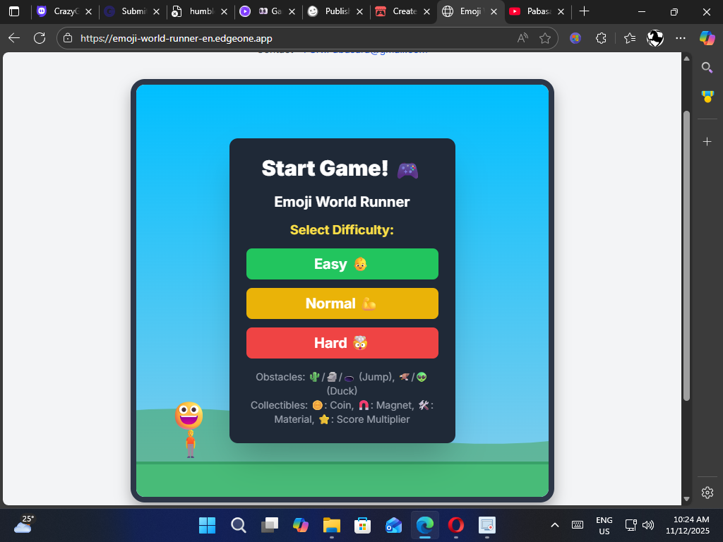 Emoji World Runner by PabasaraSN
