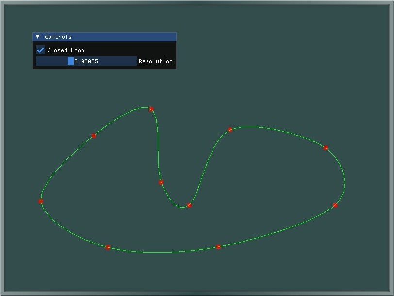 Catmull Rom Spline Visualizer by Haris Nauman
