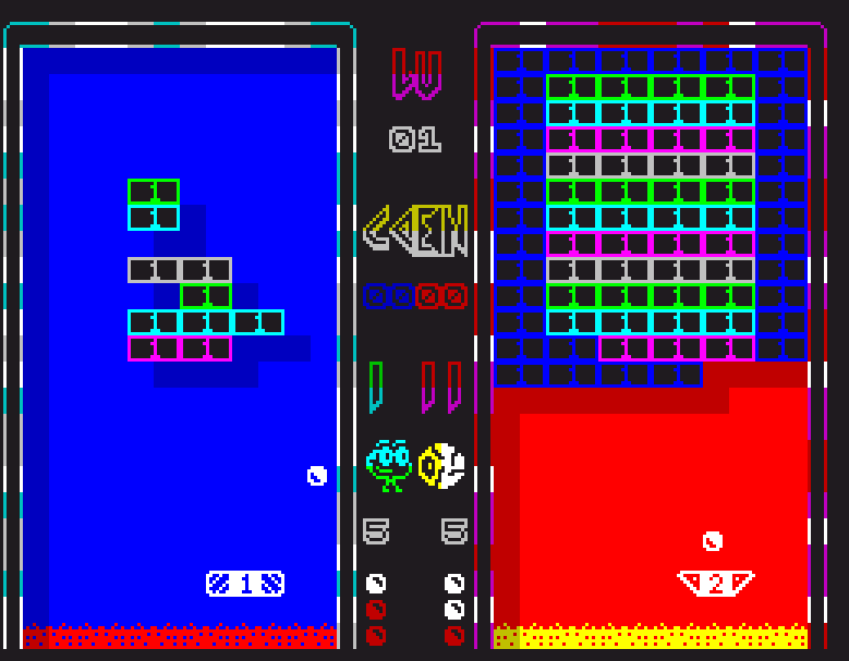 Screenshot 3 for JAAM Rivals (ZX Spectrum 128k)