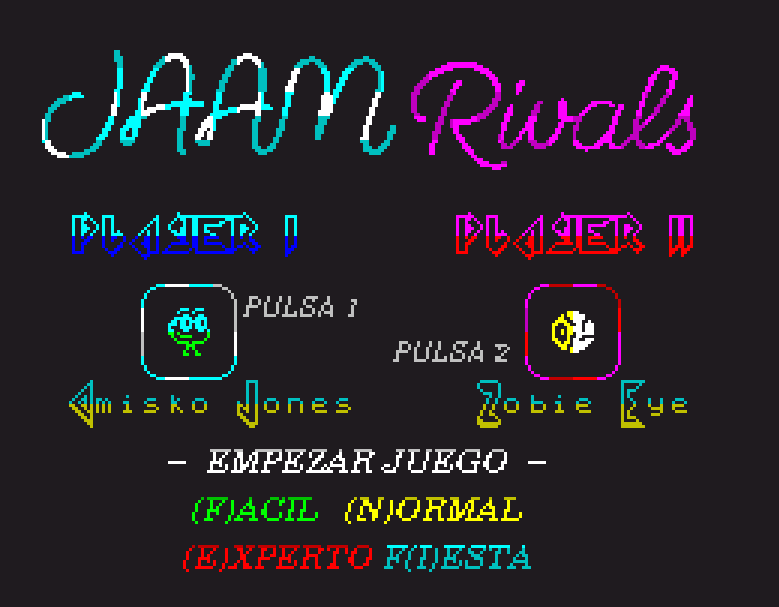 Screenshot 5 for JAAM Rivals (ZX Spectrum 128k)