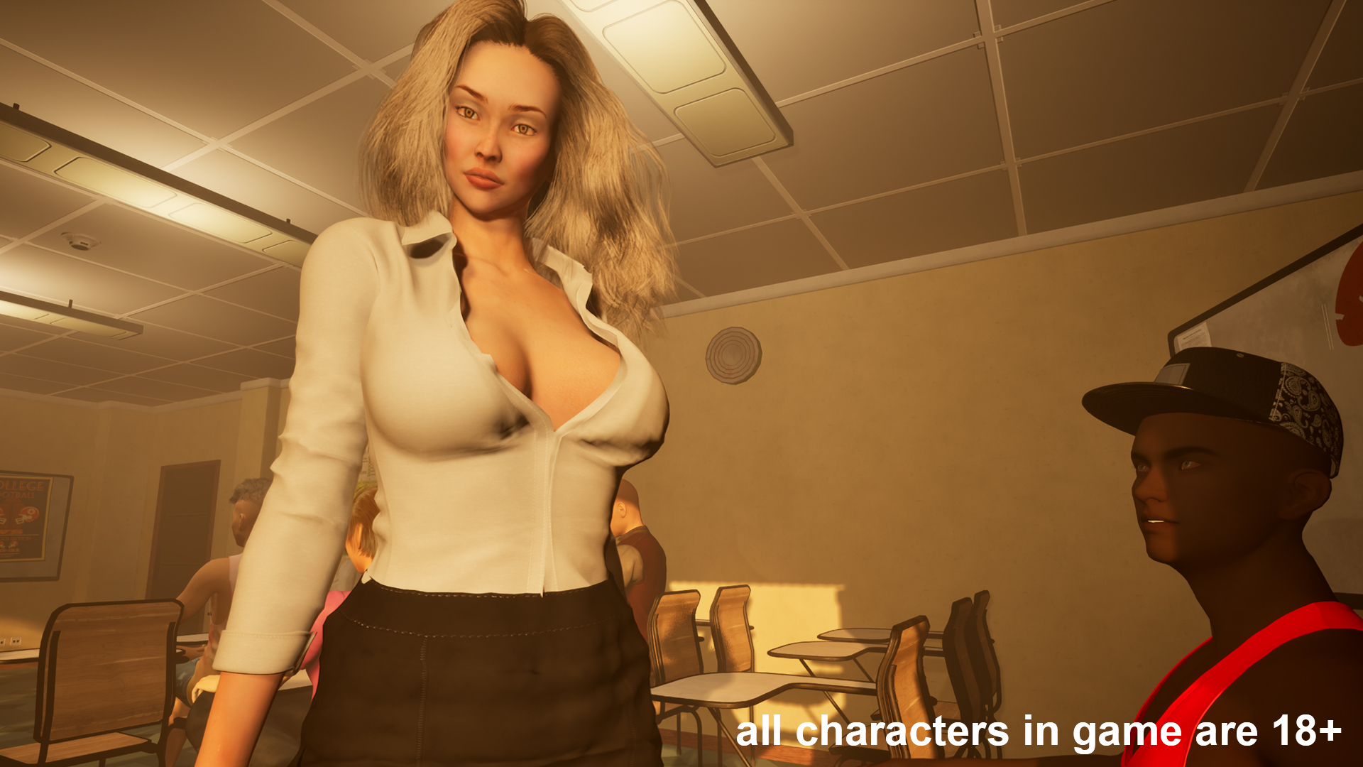 Expose My Teacher v 0.9 (A Wife And Mother fan game) Unreal Engine screenshot 1