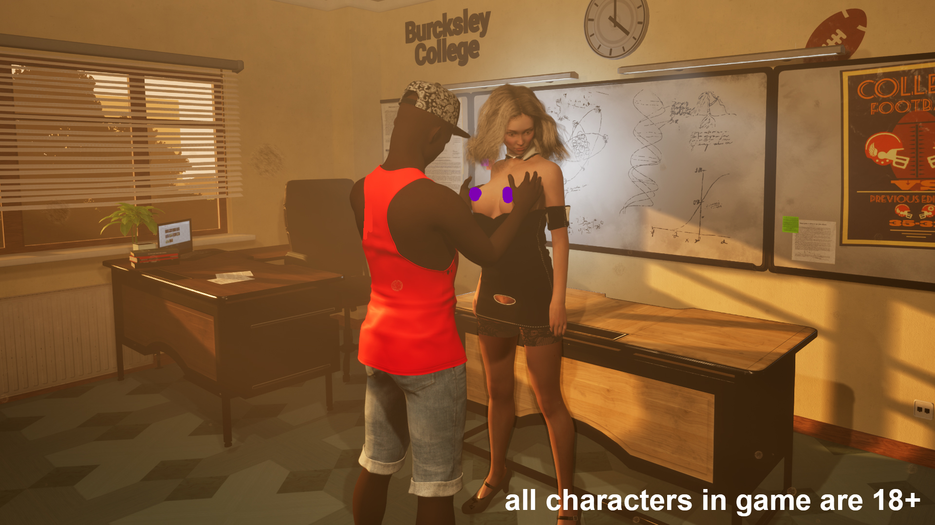 Expose My Teacher v 0.9 (A Wife And Mother fan game) Unreal Engine screenshot 4