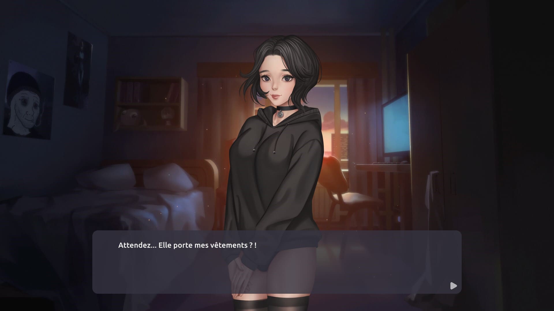 Screenshot 3 for Dream Girlfriend: Doomer Girl