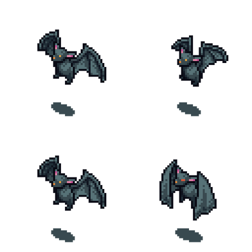 Added Bat - Animal Asset Pack [Isometric 32x32] by Reqxel