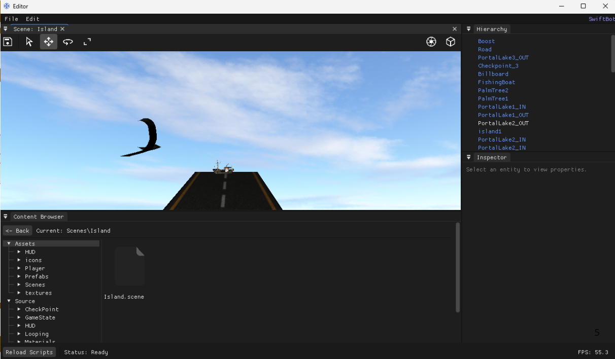 Screenshot 3 for SwiftBot, made with FROST