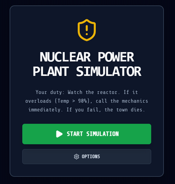 Nuclear Power Plant Simulator (v.0.4.9) by MaxJoannes