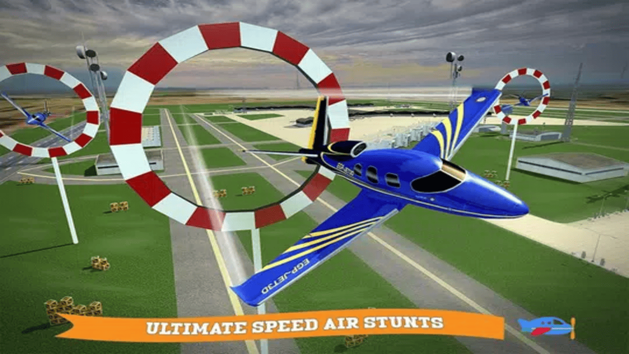 Stunt Plane Simulator Game by Dot-Game-Hub