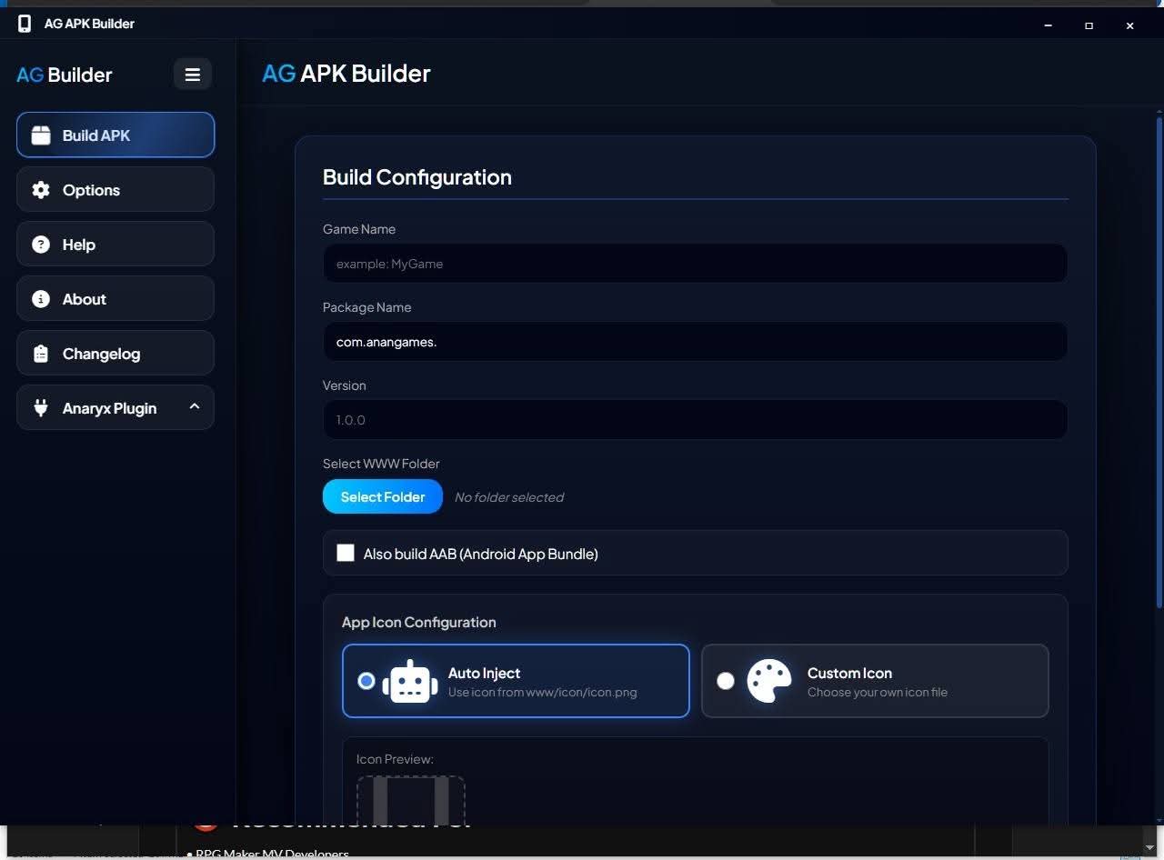 Screenshot 7 for AG APK BUILDER ANDROID EXPORT TOOL FOR RPG MAKER MV/MZ