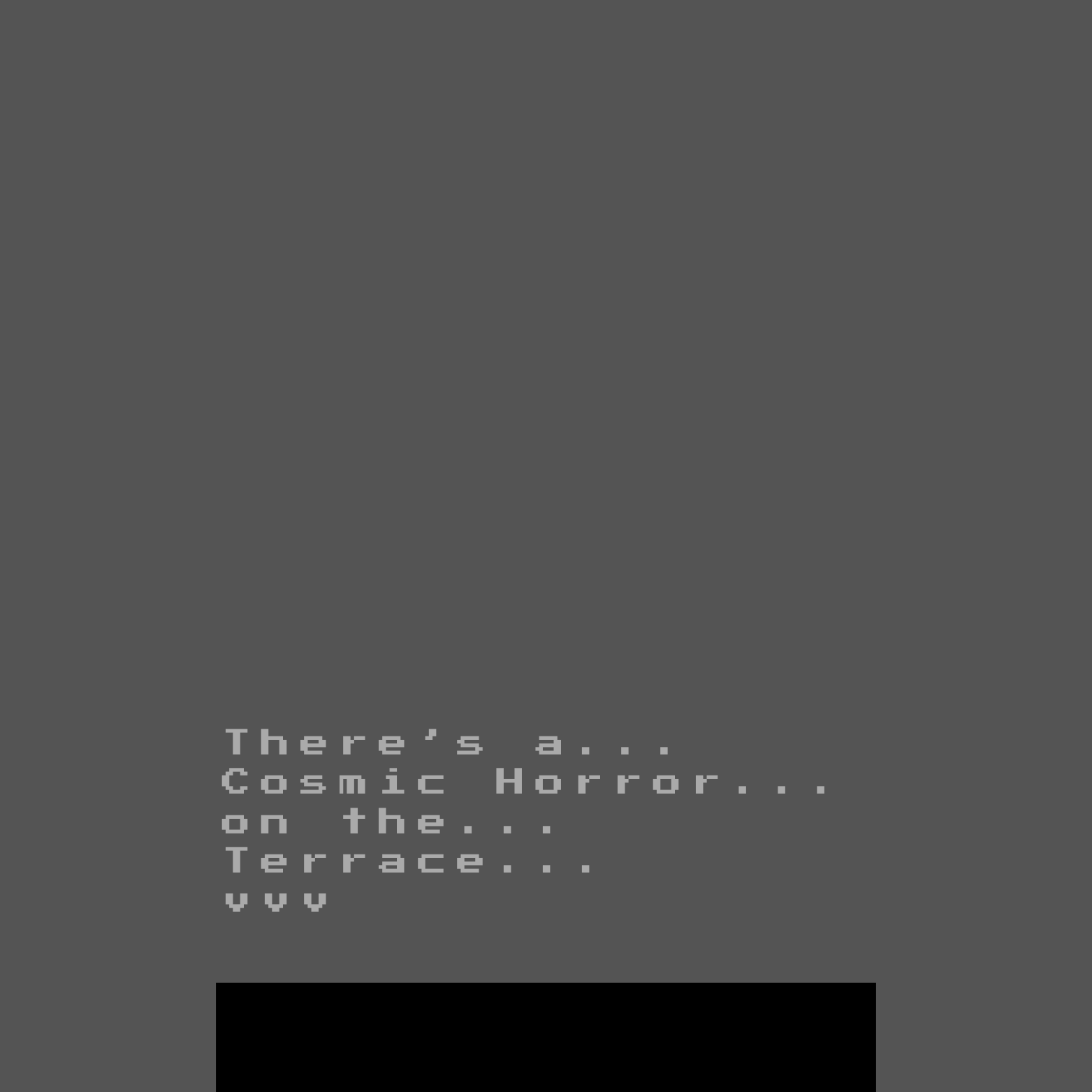 Screenshot 2 for There's a Cosmic Horror on the Terrace