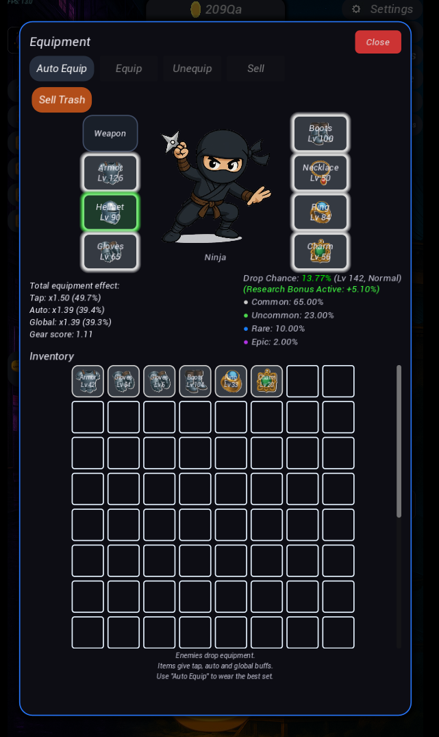 Screenshot 2 for Idle Shadow Empire Test