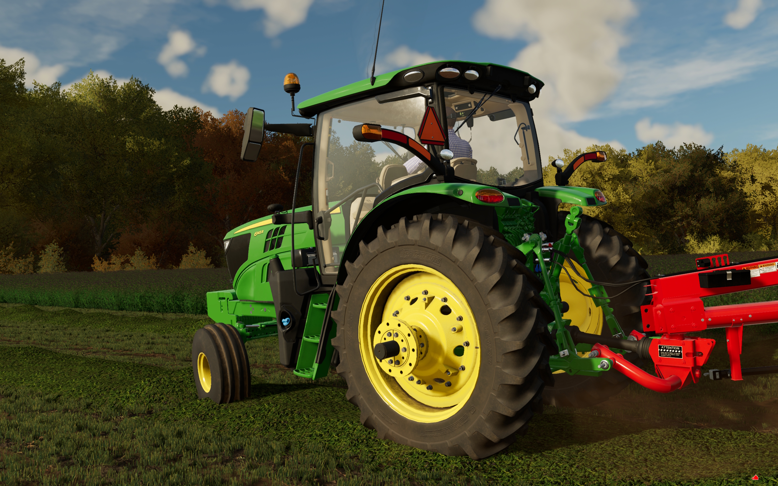 Screenshot 5 for FS22 John Deere 6145R/6155R North America Edition