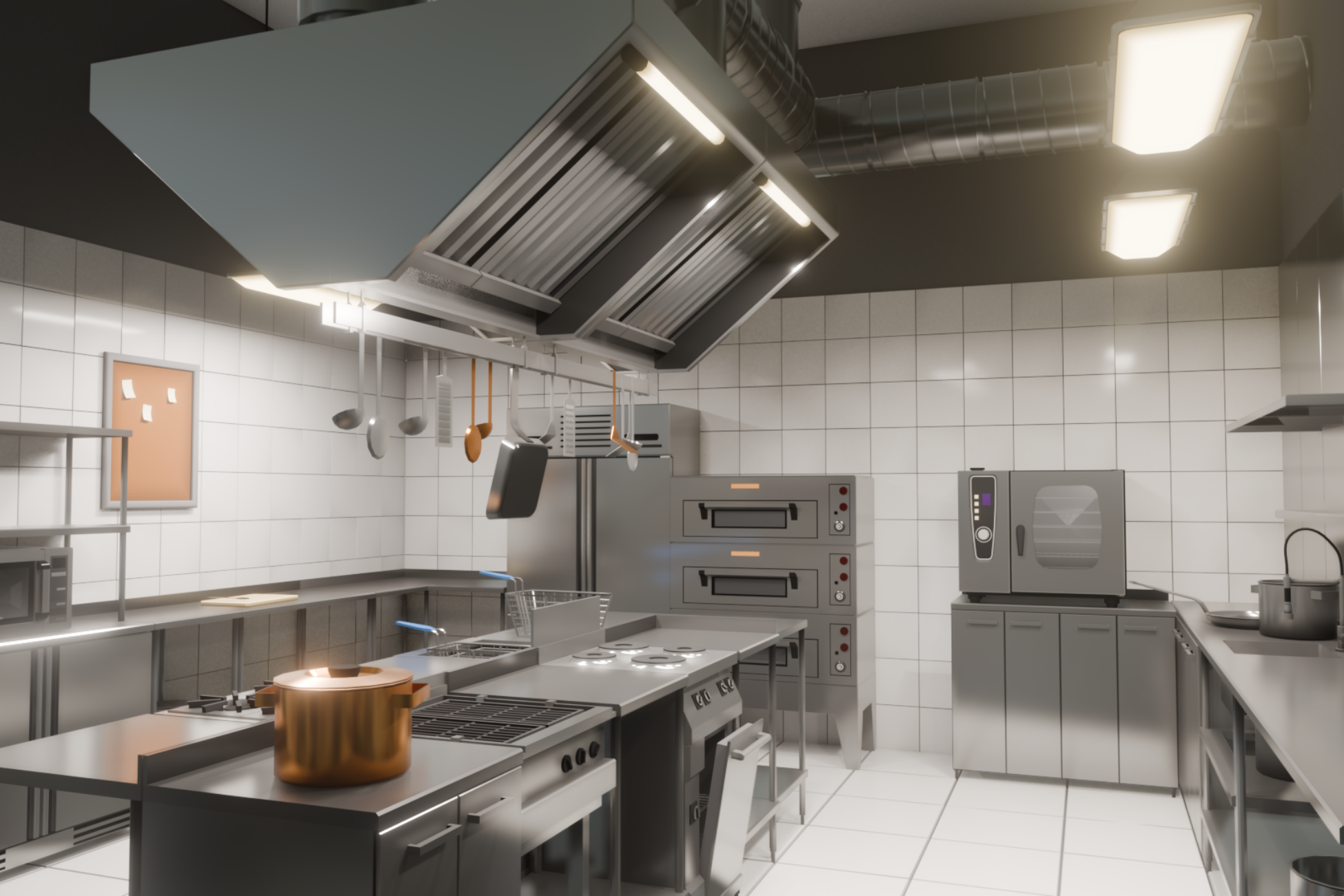 Low Poly Commercial Kitchen Pack (140+ Game Ready Items) by Studio ...