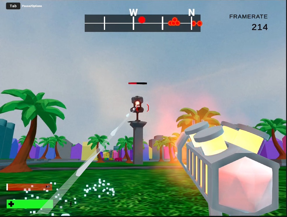 Screenshot 2 for Urban FPS Starter Kit – Scalable City Combat (Unity 6)