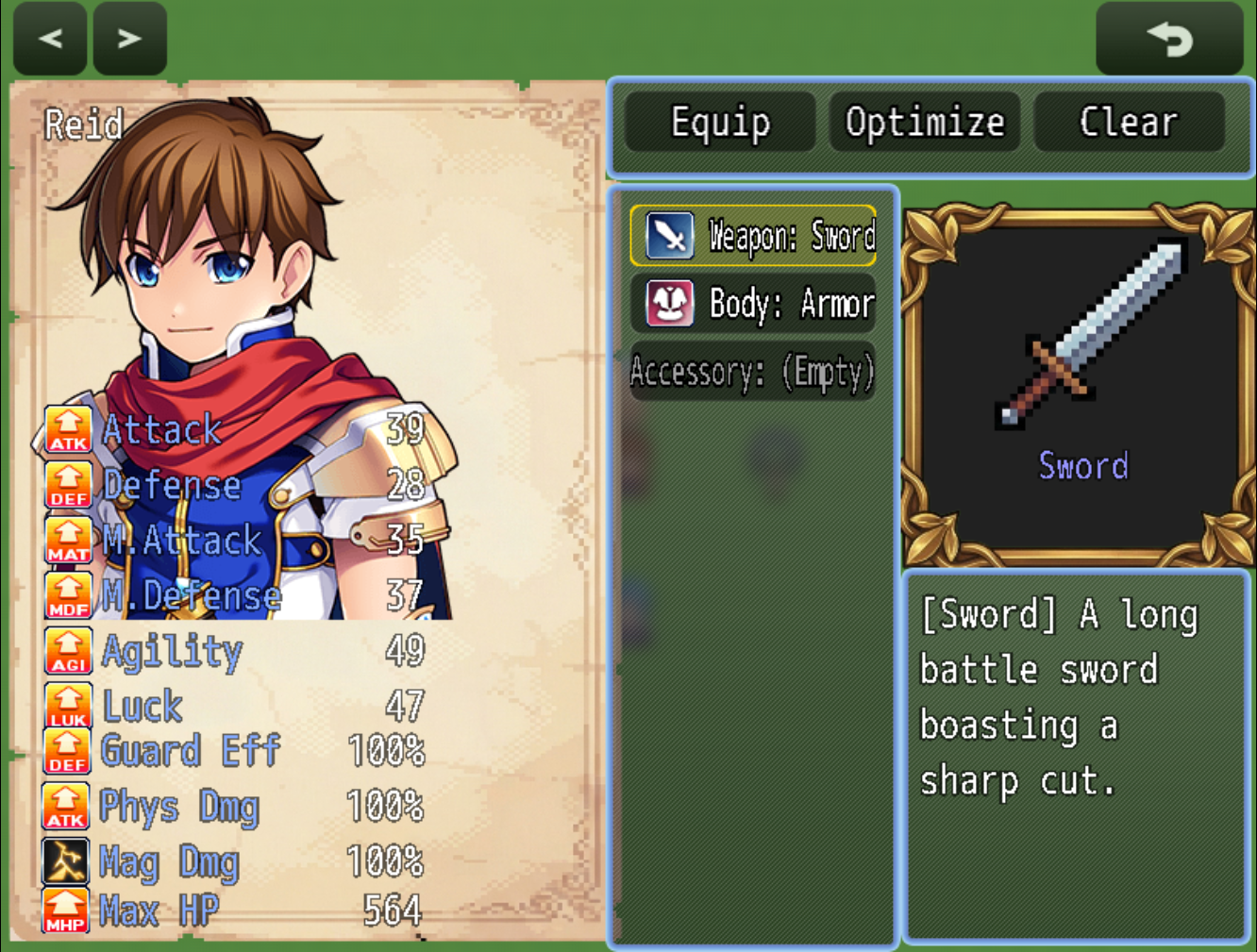 Screenshot 6 for RPG Maker MZ - Menu UI Pro