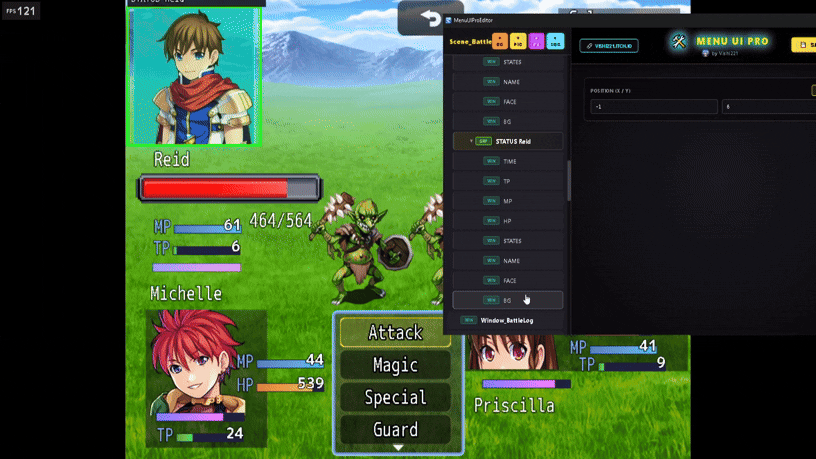 Screenshot 14 for RPG Maker MZ - Menu UI Pro
