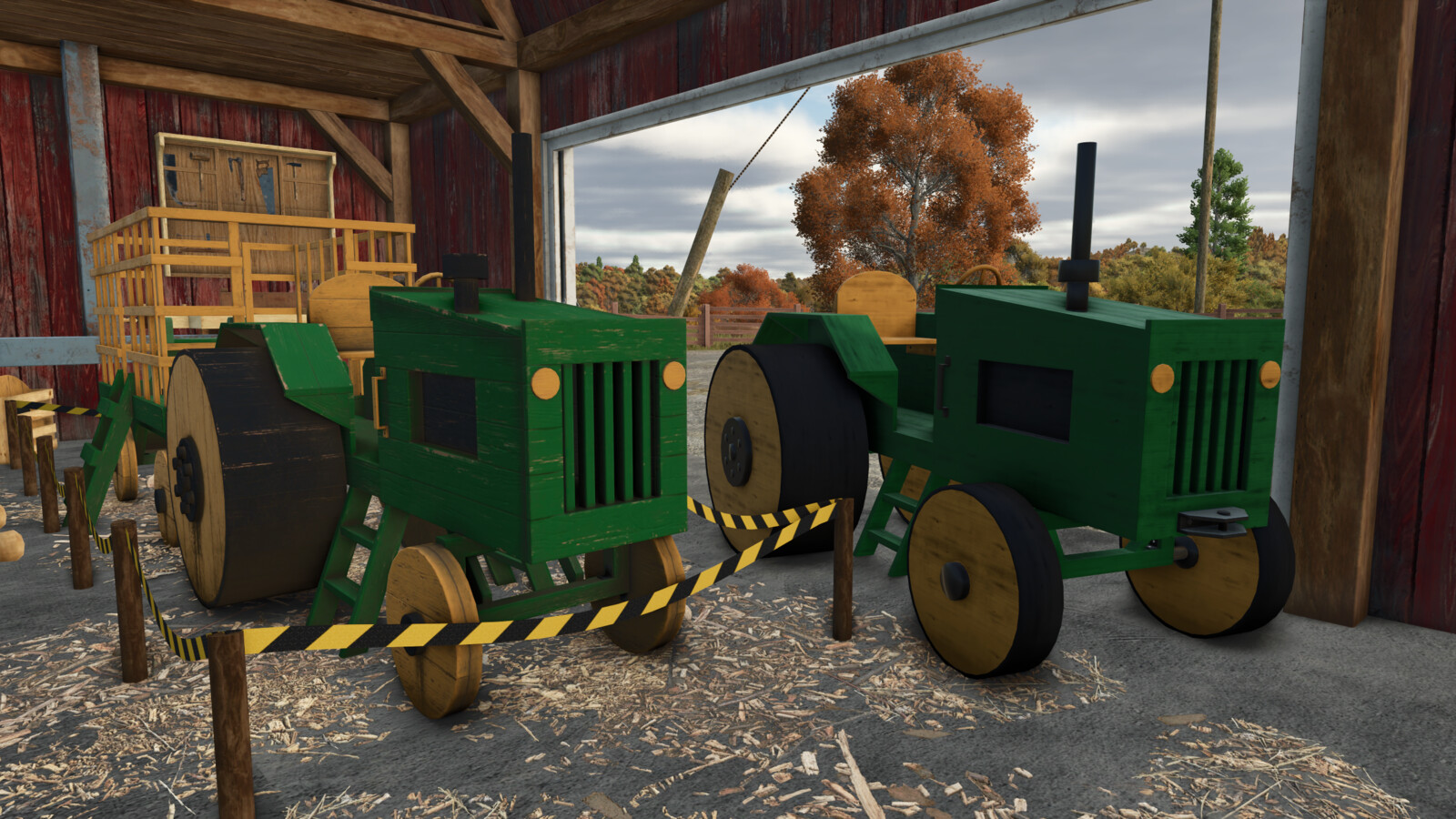 Screenshot 2 for Wooden Tractor Set (FS25)