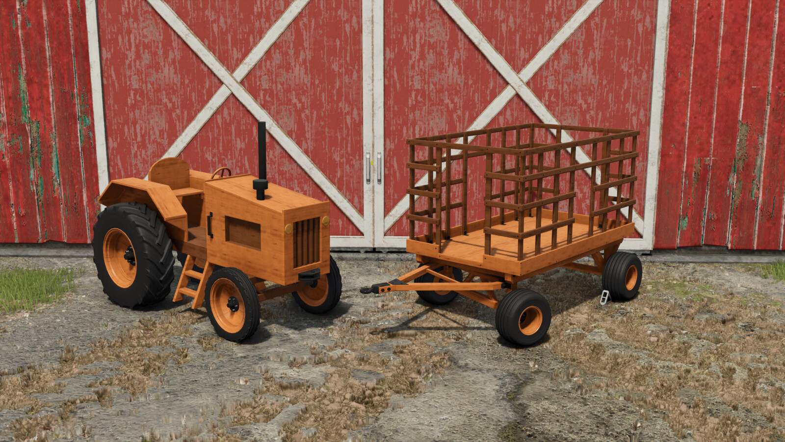 Screenshot 3 for Wooden Tractor Set (FS25)
