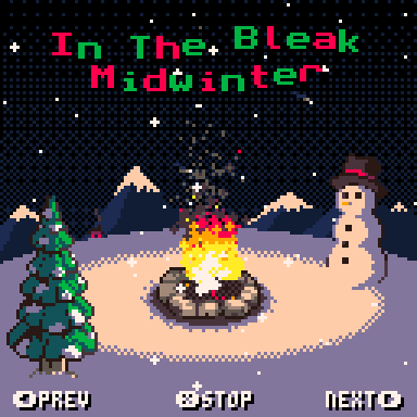 Screenshot 2 for Fireside Carols - Cozy Pico 8 Holiday Music Box