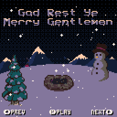 Screenshot 3 for Fireside Carols - Cozy Pico 8 Holiday Music Box