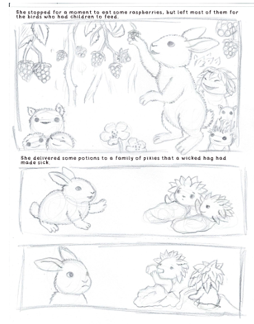 Screenshot 4 for Dragon and Bunny Narrative Coloring Book
