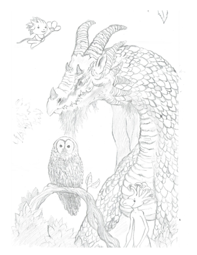 Screenshot 2 for Dragon and Bunny Narrative Coloring Book